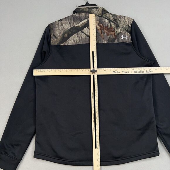 Under Armour Sweatshirt Women Large Camouflage Fleece Pullover Hunting Mossy Oak - Picture 8 of 12